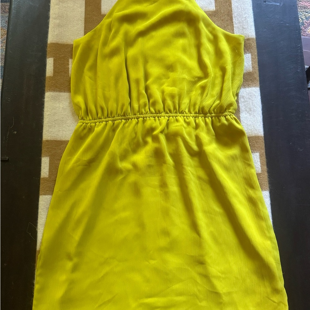 Max & Cleo Vibrant Yellow Mini Dress